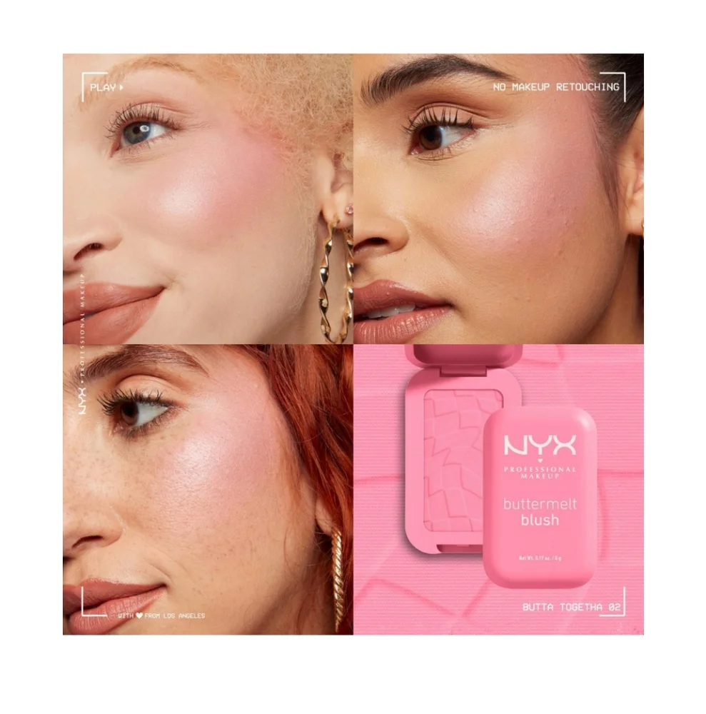 NYX Buttermelt Blush Shade:Butta Together 🩷 ✨